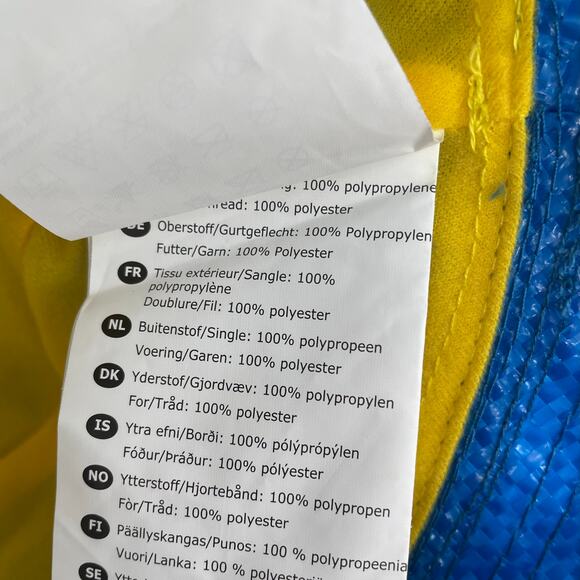 IKEA KNORVA Bucket Hat Blue & Yellow One Size Unisex Streetwear Cap - Picture 8 of 8